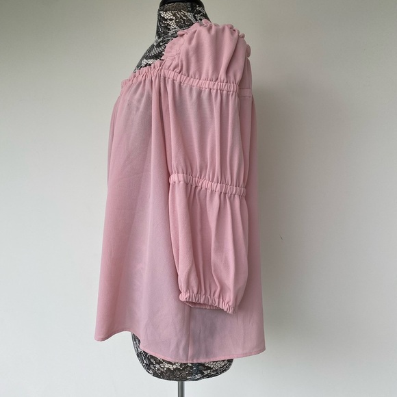 Elegant Pink Women's Top - Picture 3 of 3